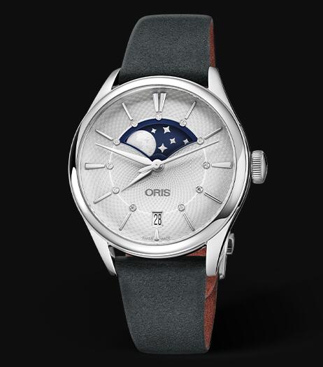 Review Oris Artelier Grande Lune Date 36mm Replica Watch 01 763 7723 4051-07 5 18 34FC - Click Image to Close
